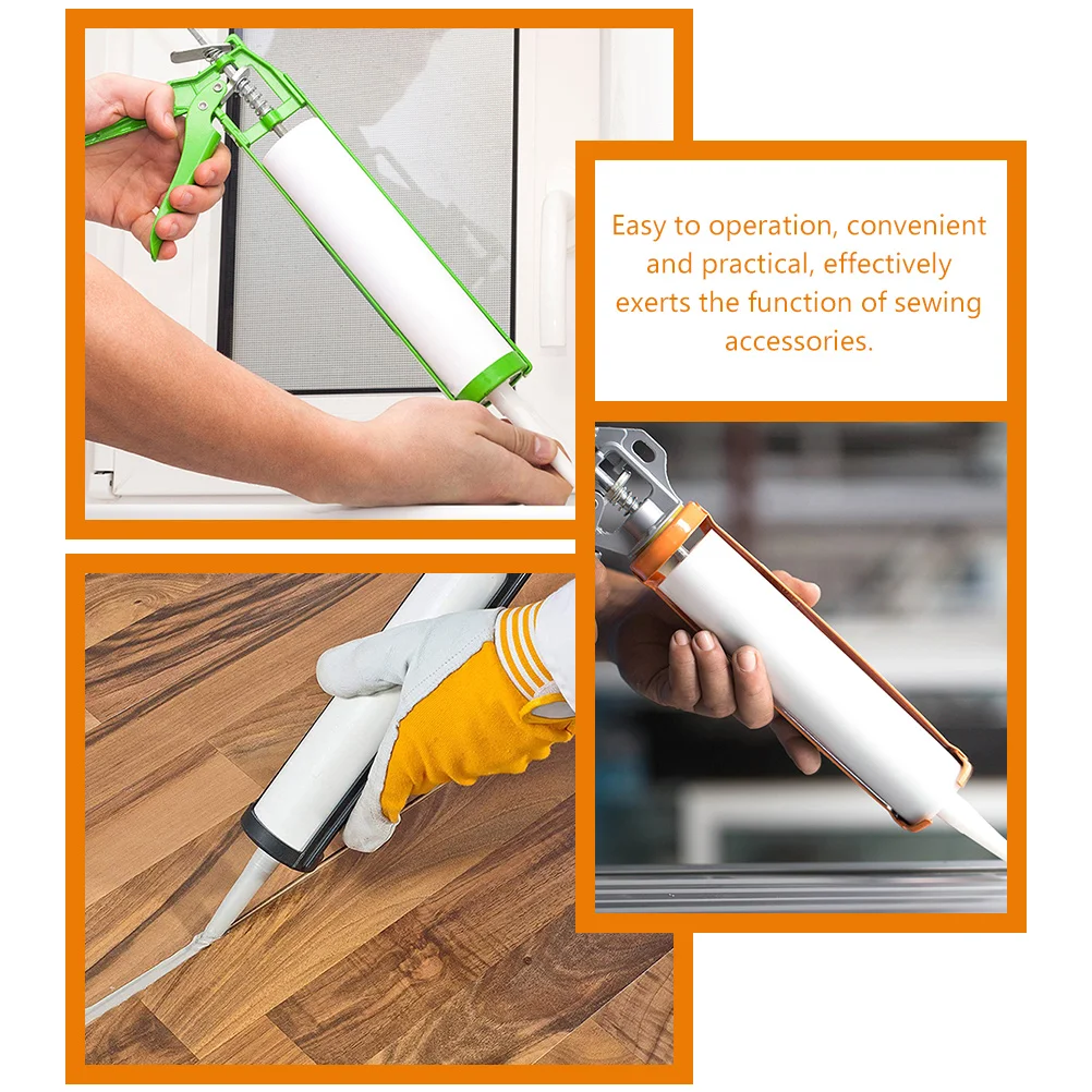 2 Pcs Woodworking Empty Hose Caulking Tubes Fillable Sealant Applicator White Travel
2 Pcs Woodworking Empty Hose Caulking Tubes Fillable Sealant Applicator White Travel