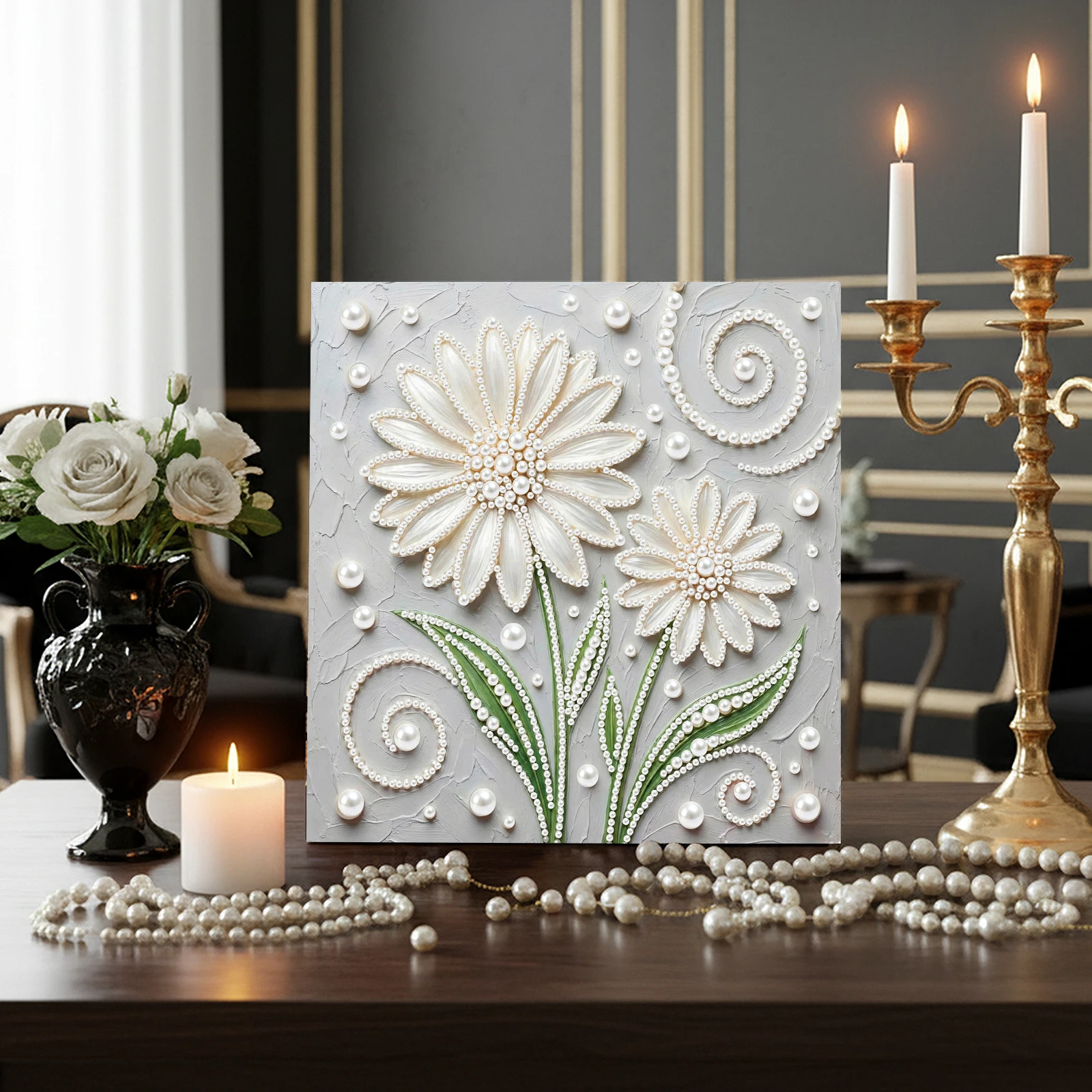 DIY Pearl Painting Art Kits with Frame 25x25cm Pearl Gem Paintings Picture Arts Craft for Adults/Beginners Gift Home Decor
DIY Pearl Painting Art Kits with Frame 25x25cm Pearl Gem Paintings Picture Arts Craft for Adults/Beginners Gift Home Decor