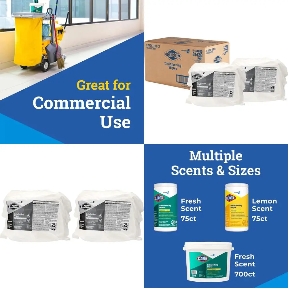 Дезинфицирующие салфетки Clorox с ароматом свежести, 700 штук, 2 упаковки
Дезинфицирующие салфетки Clorox с ароматом свежести, 700 штук, 2 упаковки