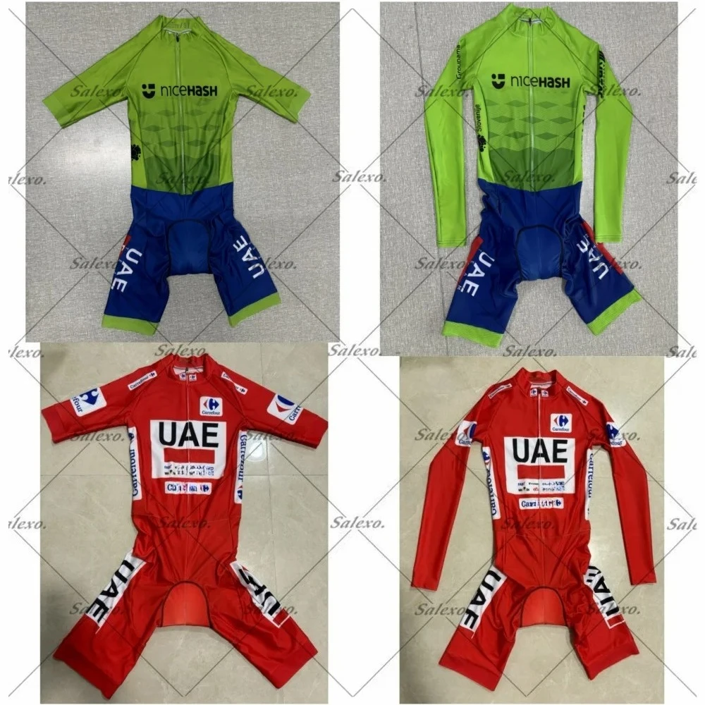 2026 LASER CUT Skinsuit SLOVENIA UAE TEAM Sleeved Jumpsuit Bodysuit SHORT Cycling Jersey Bicycle Clothing Maillot Ropa Ciclismo
2026 LASER CUT Skinsuit SLOVENIA UAE TEAM Sleeved Jumpsuit Bodysuit SHORT Cycling Jersey Bicycle Clothing Maillot Ropa Ciclismo