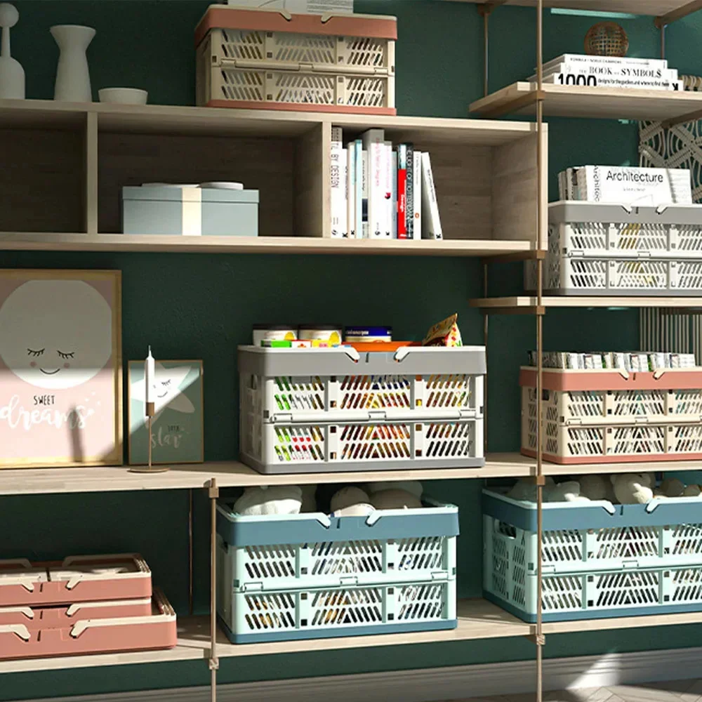 Handle Camping Foldable Storage Plastic Box Folding Basket Outdoor Portable Picnic Box Large Supermarket Shopping Basket
Handle Camping Foldable Storage Plastic Box Folding Basket Outdoor Portable Picnic Box Large Supermarket Shopping Basket