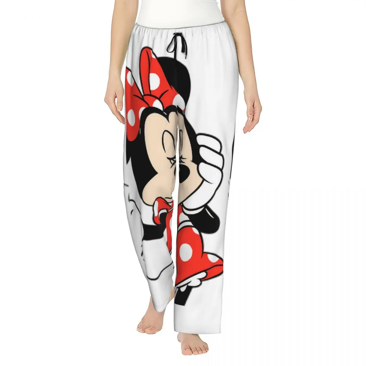 Custom Print Cartoon Animation Minnie Mouse Pajama Pants Womens Sleep Sleepwear Bottoms with Pockets 
Custom Print Cartoon Animation Minnie Mouse Pajama Pants Womens Sleep Sleepwear Bottoms with Pockets
