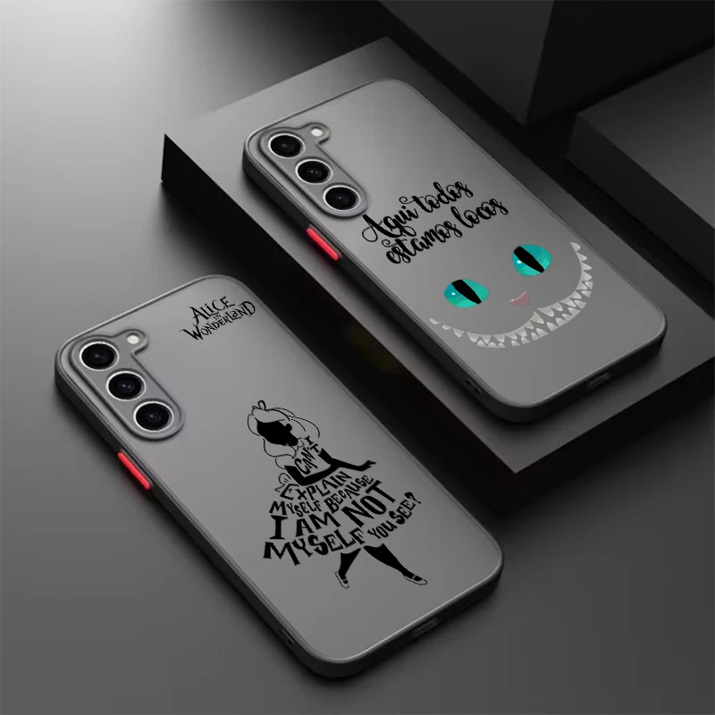 Disney Alice Cartoon Cool Frosted Translucent For Samsung Galaxy S24 S23 S22 S21 S20 FE S10 S9 S8 Plus Ultra Pro 5G Matte
Disney Alice Cartoon Cool Frosted Translucent For Samsung Galaxy S24 S23 S22 S21 S20 FE S10 S9 S8 Plus Ultra Pro 5G Matte