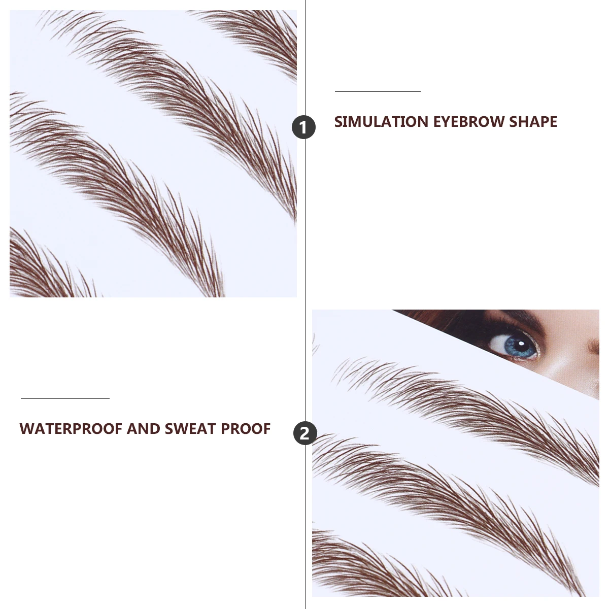 4pcs 6D Hair-Like Transfer Stickers Waterproof Reusable Fake Tool Face Shape Flattering Stencils Water Transfer Imitation
4pcs 6D Hair-Like Transfer Stickers Waterproof Reusable Fake Tool Face Shape Flattering Stencils Water Transfer Imitation