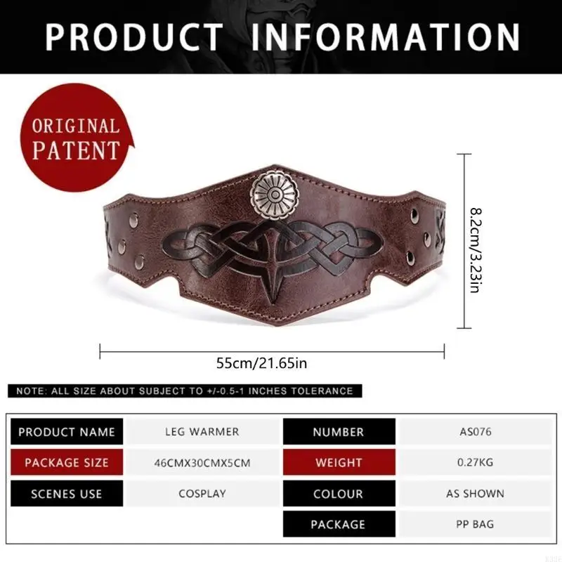 2025 New Motorcycle Driving Headwear Headgear Adjustable Leather Headband Medieval Knight Headband Dress Up Headpiece
2025 New Motorcycle Driving Headwear Headgear Adjustable Leather Headband Medieval Knight Headband Dress Up Headpiece