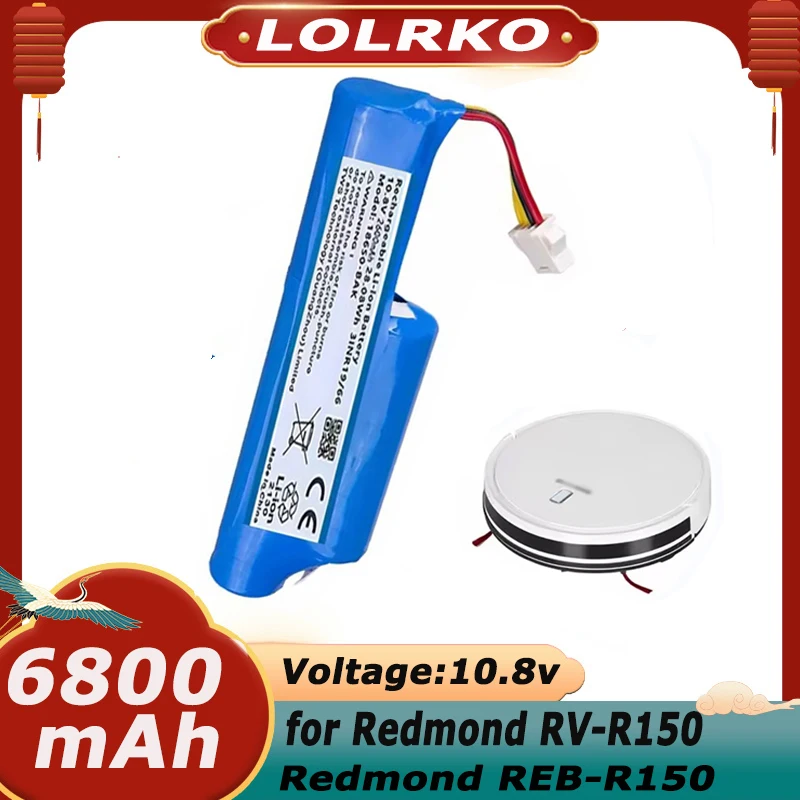 For Redmond RV-R150.Redmond RV-R151.Redmond Reb-R150 11.1V robotic vacuum cleaners 10.8V and 6800mAh rechargeable batteries
For Redmond RV-R150.Redmond RV-R151.Redmond Reb-R150 11.1V robotic vacuum cleaners 10.8V and 6800mAh rechargeable batteries