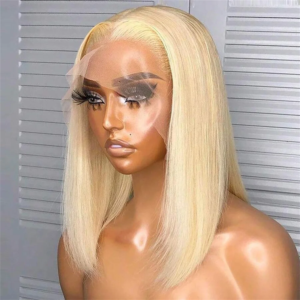 Short Bob Wig 613 Honey Blonde Color Straight Bob Wig 13x4 Lace Front Human Hair Wigs T Lace Closure Wigs Cheap Wig For Woman
Short Bob Wig 613 Honey Blonde Color Straight Bob Wig 13x4 Lace Front Human Hair Wigs T Lace Closure Wigs Cheap Wig For Woman