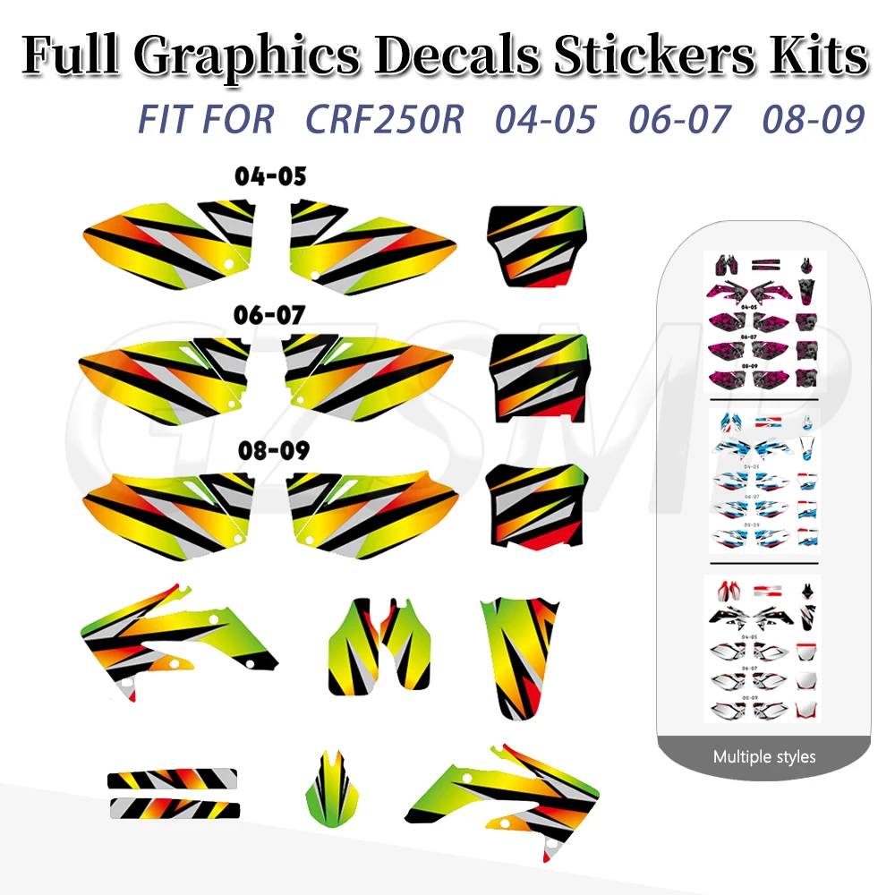 Подходит для HONDA CRF 250R CRF250R 2004-2005 2006-2007 2008-2009 полная графика наклейки для мотокросса фоновые наклейки комплекты
Подходит для HONDA CRF 250R CRF250R 2004-2005 2006-2007 2008-2009 полная графика наклейки для мотокросса фоновые наклейки комплекты