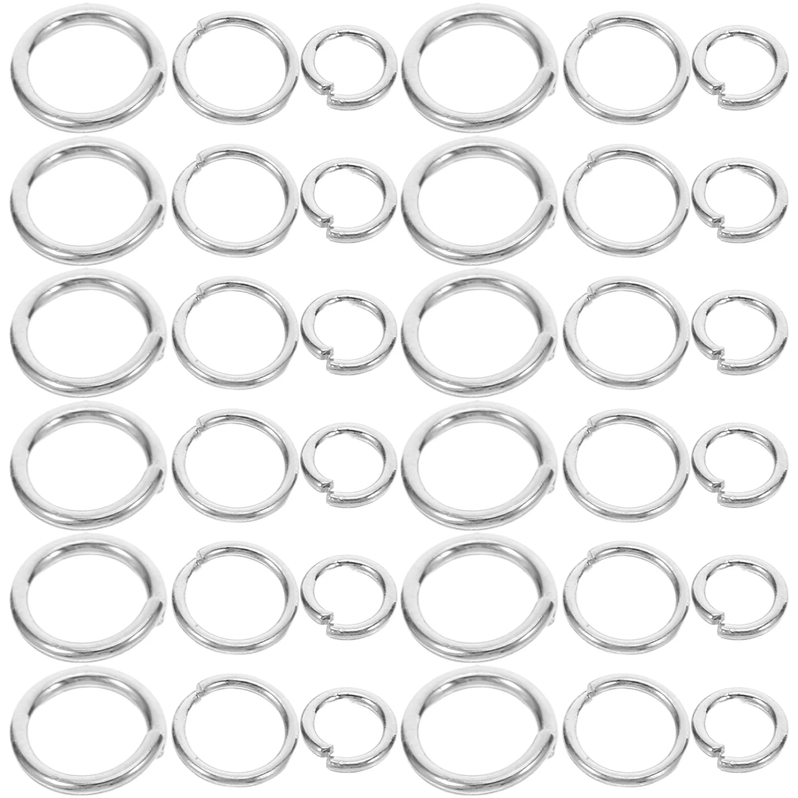 1 комплект открытых колец для прыжков 3/4/5 мм, металлические уплотнительные кольца для изготовления ювелирных изделий, брелок, серьги, разъемы для браслета, фурнитура для ремонта ювелирных изделий
1 комплект открытых колец для прыжков 3/4/5 мм, металлические уплотнительные кольца для изготовления ювелирных изделий, брелок, серьги, разъемы для браслета, фурнитура для ремонта ювелирных изделий