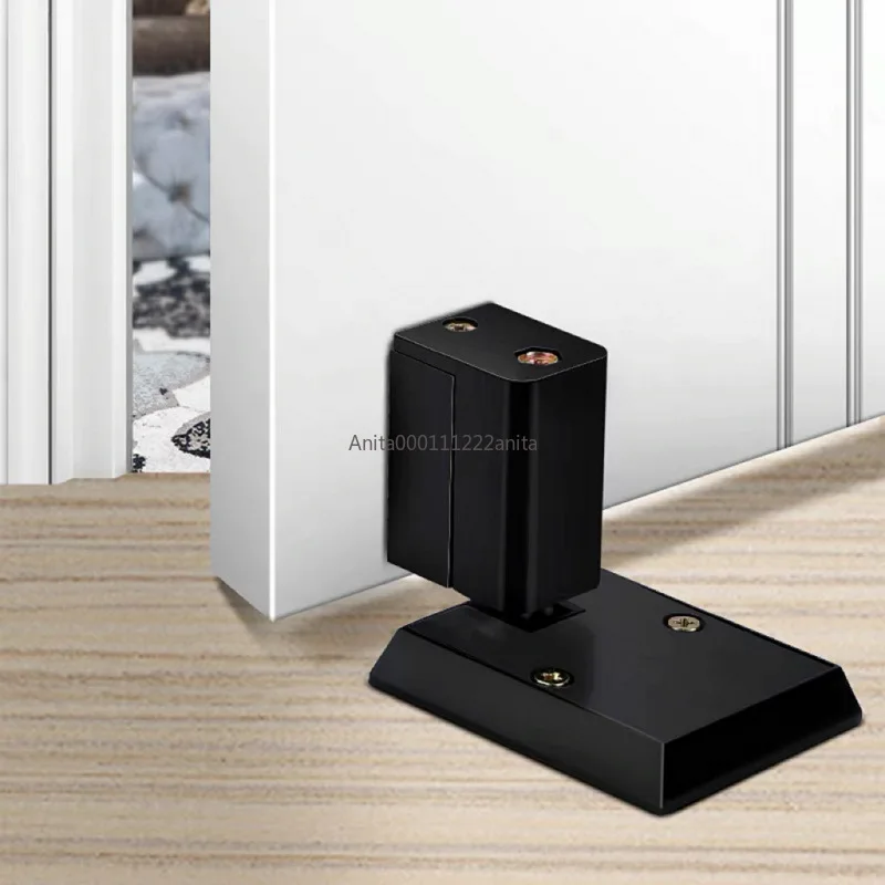 Mechanical Door Stopper Nail-free Windproof Zinc Alloy Door Holder Adjustable Heavy Duty Doorstop Black Hardware
Mechanical Door Stopper Nail-free Windproof Zinc Alloy Door Holder Adjustable Heavy Duty Doorstop Black Hardware
