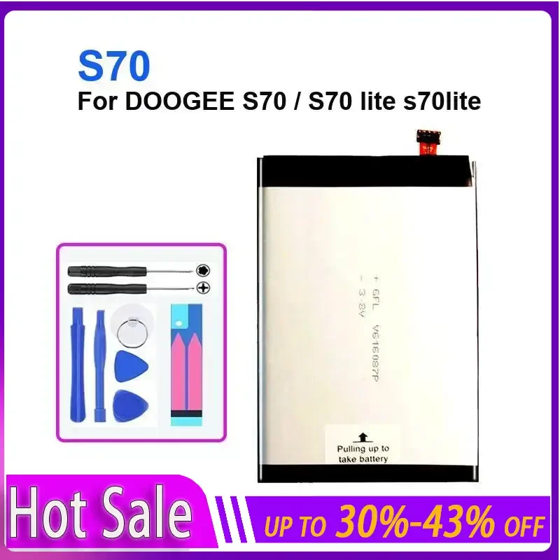 Высококачественная батарея S70Lite емкостью 5500 мАч для телефона Doogee S70/S70 Lite, сменные аккумуляторы на складе, гарантия + трек-код
Высококачественная батарея S70Lite емкостью 5500 мАч для телефона Doogee S70/S70 Lite, сменные аккумуляторы на складе, гарантия + трек-код