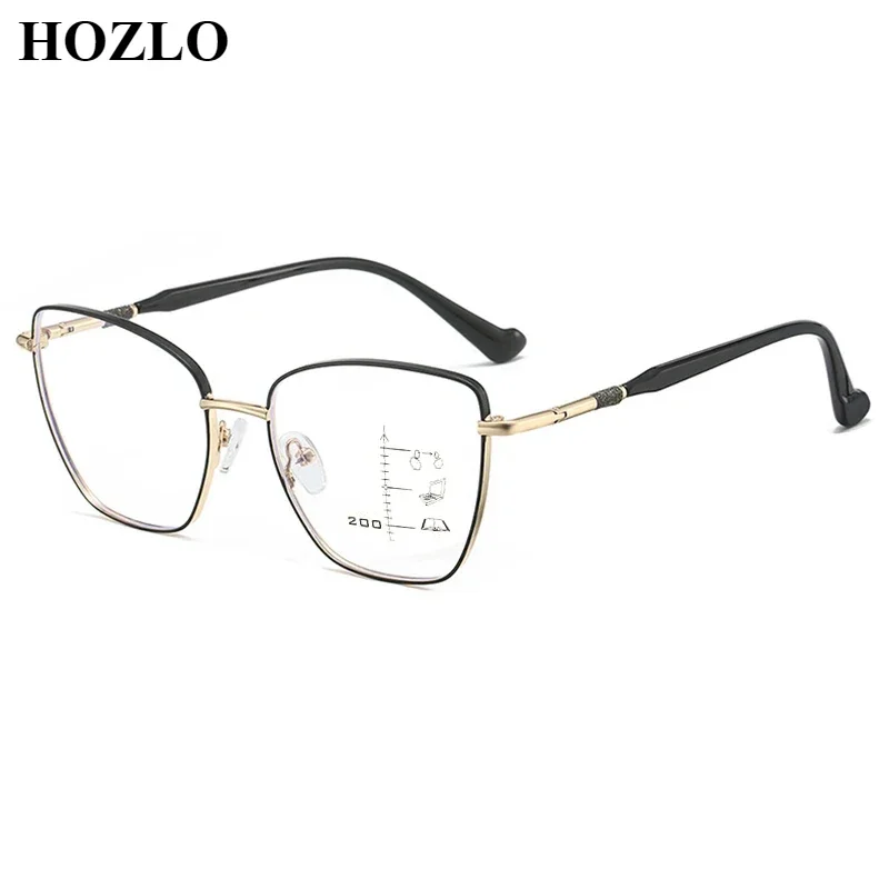 New Fashion Women Cat Eye Anti Blue Light Progressive Reading Glasses Ladies Look Near Far Hyperopia Presbyopia Spectacles
New Fashion Women Cat Eye Anti Blue Light Progressive Reading Glasses Ladies Look Near Far Hyperopia Presbyopia Spectacles