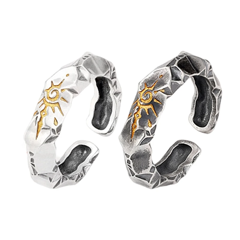 Natural Wishing Stone Signet Ring for Men Good Fortune Symbol Fingers Band Adjustable Size Open Ring Unisex Accessory
Natural Wishing Stone Signet Ring for Men Good Fortune Symbol Fingers Band Adjustable Size Open Ring Unisex Accessory