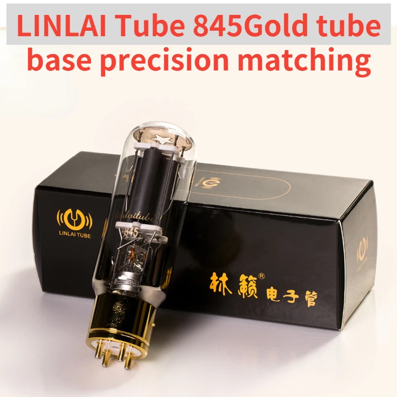 LINLAI 845 Tube Replaces 845-T/845-TA/WE845/845-DG/E-845 Factory-tested Gold Tube Base Precision Matching
LINLAI 845 Tube Replaces 845-T/845-TA/WE845/845-DG/E-845 Factory-tested Gold Tube Base Precision Matching