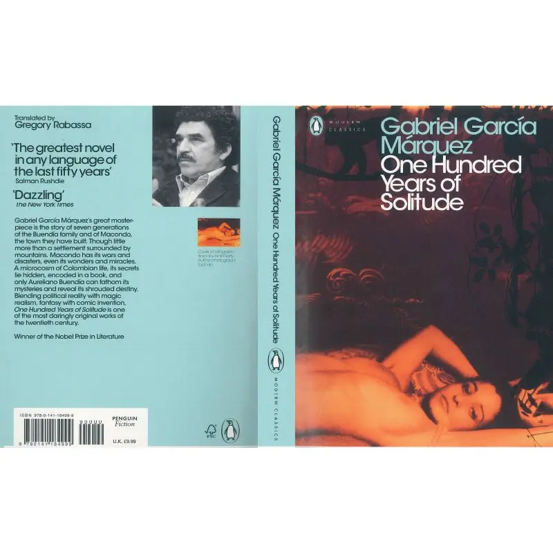 One Hundred Years of Solitude Novel Paperback English book
One Hundred Years of Solitude Novel Paperback English book