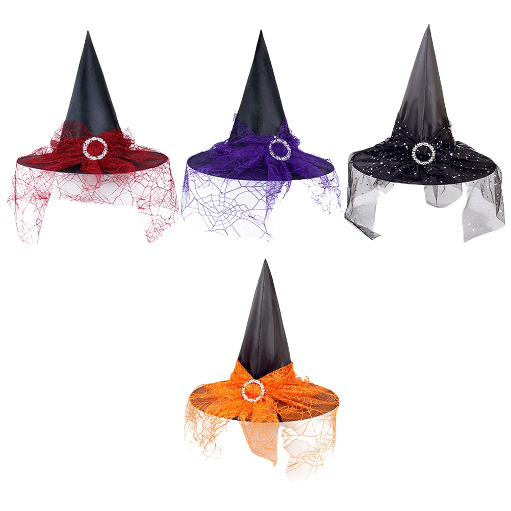4pcs Witch Hat Halloween Costume Accessory Reusable Cloth Photo Prop for Party Cosplay Decorations Festival Supply
4pcs Witch Hat Halloween Costume Accessory Reusable Cloth Photo Prop for Party Cosplay Decorations Festival Supply