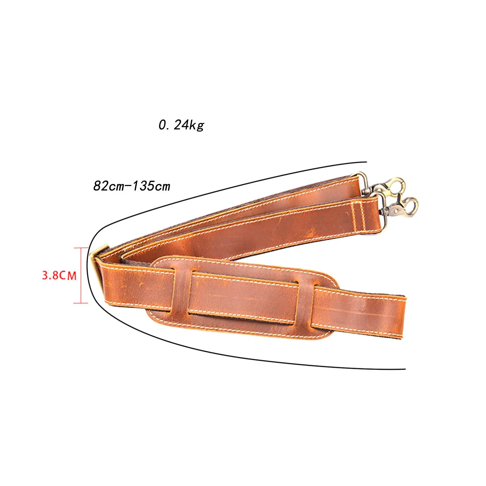 Leather Bag Strap, Crossbody Strap, Shoulder Bag Strap with Metal Hook
Leather Bag Strap, Crossbody Strap, Shoulder Bag Strap with Metal Hook