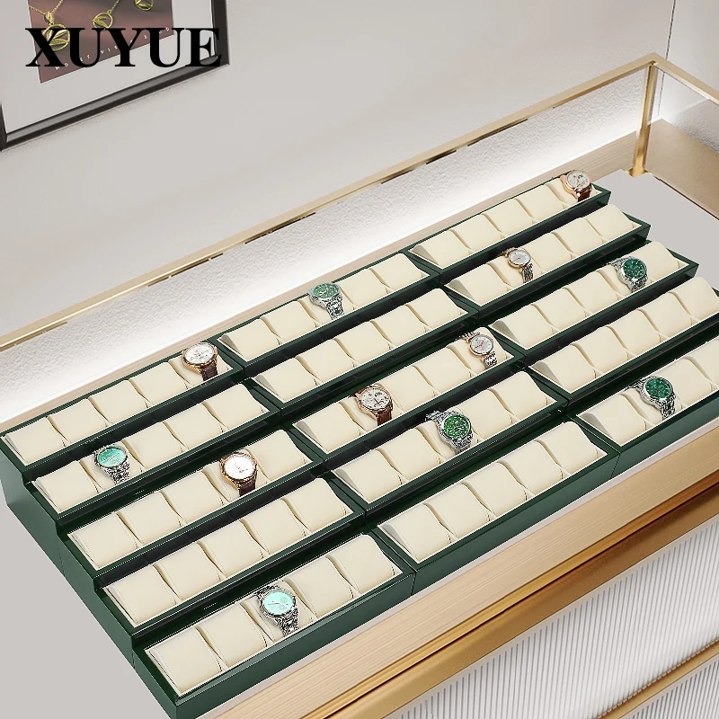Watch live broadcast trapezoidal paint watch display props watch stand watch counter props storage rack watch holder
Watch live broadcast trapezoidal paint watch display props watch stand watch counter props storage rack watch holder