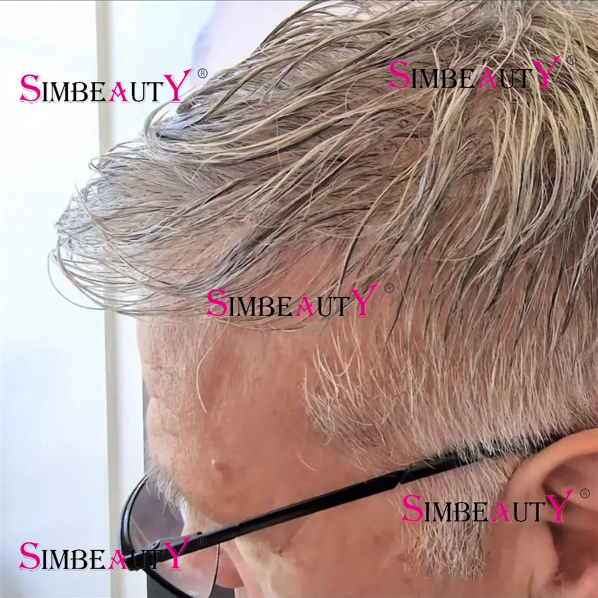 100% Human hair wig Natural hairline Ultra-thin Skin 0.02 mm Men's Toupee Black Gray Microskin Undetectable Capillary Prostheses
100% Human hair wig Natural hairline Ultra-thin Skin 0.02 mm Men's Toupee Black Gray Microskin Undetectable Capillary Prostheses