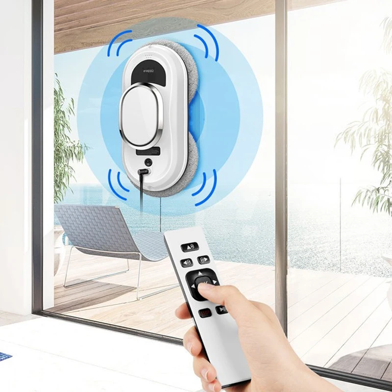 Smart Home Appliance Mopping Robot Vacuum Electric Sweeper Glass Limpiacristales Remote Control Path Planning Window Cleaner
Smart Home Appliance Mopping Robot Vacuum Electric Sweeper Glass Limpiacristales Remote Control Path Planning Window Cleaner