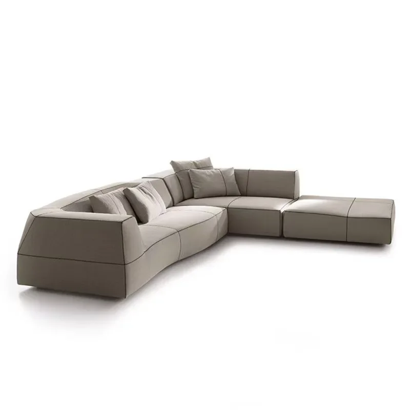 designer straight row large apartment module special-shaped corner floor living room curved curve fabric sofa
designer straight row large apartment module special-shaped corner floor living room curved curve fabric sofa