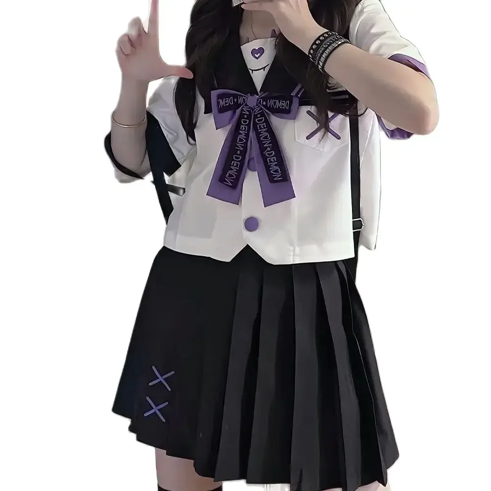 2025 Japanese Student JK Sailor SuitLong-Sleeved Intermediate Suit Cosplay-Friendly Uniform Cute Japanese Style Japan Jk Uniform
2025 Japanese Student JK Sailor SuitLong-Sleeved Intermediate Suit Cosplay-Friendly Uniform Cute Japanese Style Japan Jk Uniform
