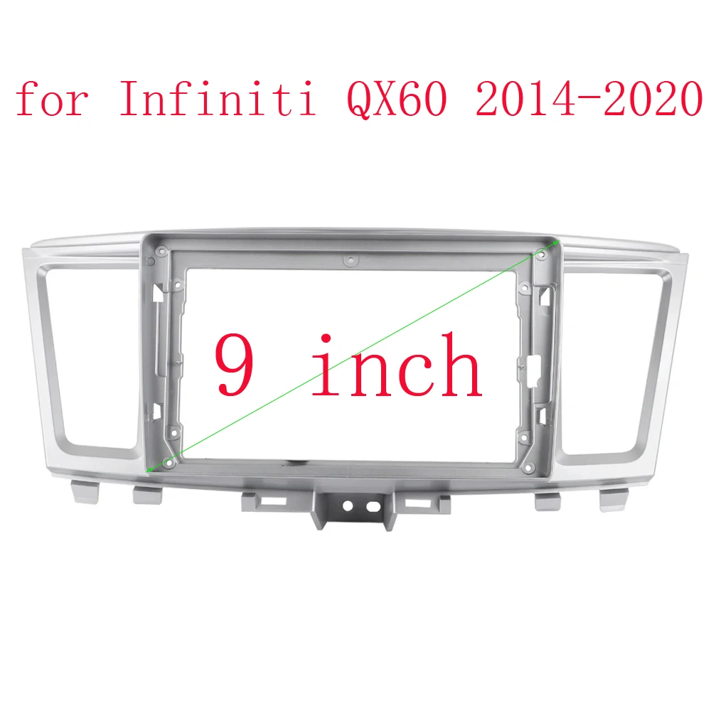 Car Radio frame AUTODAILY 9 Inch Fascia Adapter Android Dash Fitting Panel Kit For Infiniti QX60 2014-2020
Car Radio frame AUTODAILY 9 Inch Fascia Adapter Android Dash Fitting Panel Kit For Infiniti QX60 2014-2020