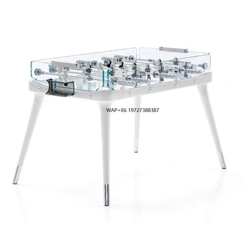 Luxury 55 Inch Foosball Table Transparent Glass Wood Frame Standard Size Soccer Game MDF High-end Football Table for Players
Luxury 55 Inch Foosball Table Transparent Glass Wood Frame Standard Size Soccer Game MDF High-end Football Table for Players