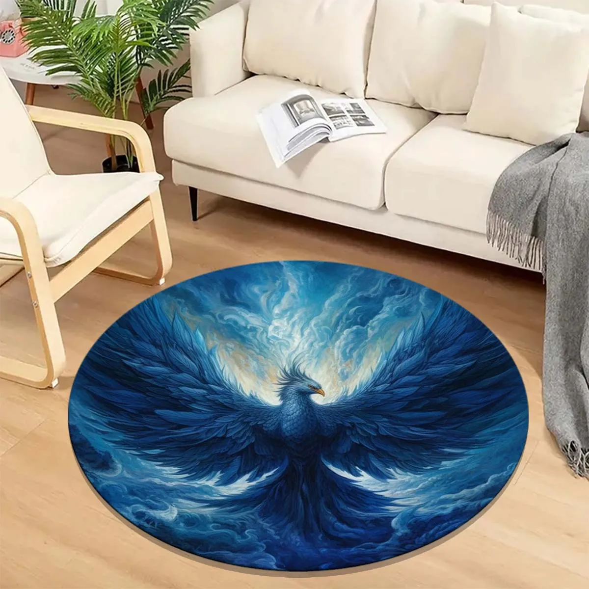 1pc Majestic blue non-slip round rug, crystal velvet fabric, non-slip, suitable for living room and bedroom decoration
1pc Majestic blue non-slip round rug, crystal velvet fabric, non-slip, suitable for living room and bedroom decoration
