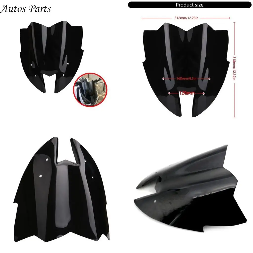 57BA Motorcycle Front Wind Screen Easy Installation Suitable for Z800/ZR800 2012-2016 Reduces Noise&Increases Riders Comfort
57BA Motorcycle Front Wind Screen Easy Installation Suitable for Z800/ZR800 2012-2016 Reduces Noise&Increases Riders Comfort