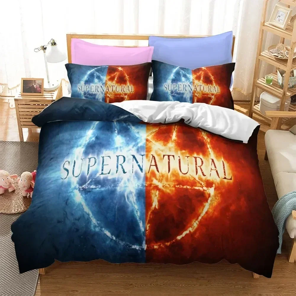 Popular TV Show Supernatural 3D Print Luxury Bedding set Printed Duvet Cover Pillowcase Single Double Queen Super King Size Sets
Popular TV Show Supernatural 3D Print Luxury Bedding set Printed Duvet Cover Pillowcase Single Double Queen Super King Size Sets