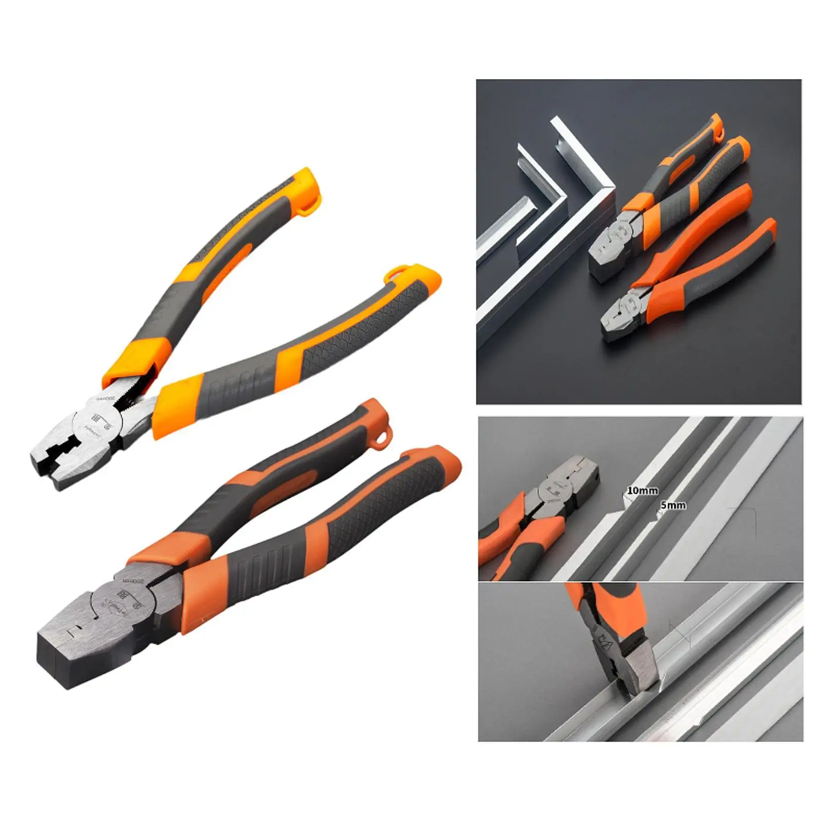 Плоскогубцы с V-образным пазом, плоскогубцы для подшивки, ручной инструмент с удобной ручкой, портативные профессиональные плоскогубцы премиум-класса, угловые ножницы
Плоскогубцы с V-образным пазом, плоскогубцы для подшивки, ручной инструмент с удобной ручкой, портативные профессиональные плоскогубцы премиум-класса, угловые ножницы