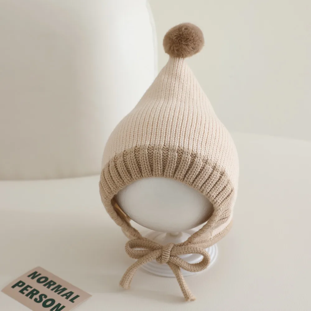 Cute Winter Knitted Hat Warm Soft Lacing Bonnet Hat Thicken Pompom Cap For Boys Girls
Cute Winter Knitted Hat Warm Soft Lacing Bonnet Hat Thicken Pompom Cap For Boys Girls