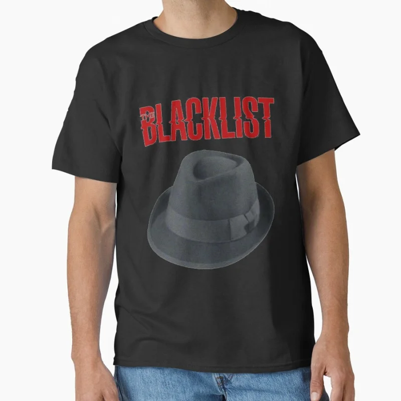 The hat symbol Red Reddington The Blacklist Retro tv series 100% cotton printed t shirt for men large size tops S-6xl
The hat symbol Red Reddington The Blacklist Retro tv series 100% cotton printed t shirt for men large size tops S-6xl