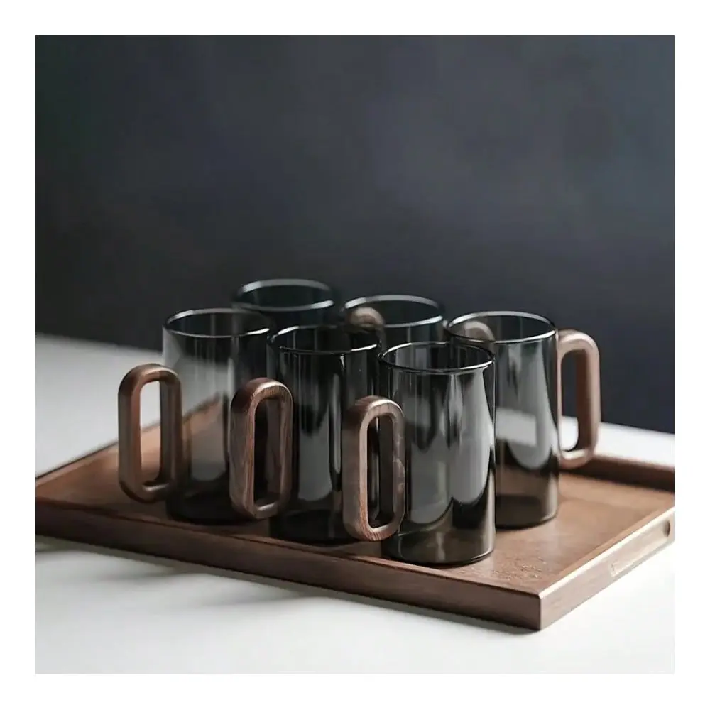 Borosilicate Glass Cups With Wood Handle HeatResistant Thermal Proof Wine Tea Glasses Suitable For Home,, Dining Table Borosili
Borosilicate Glass Cups With Wood Handle HeatResistant Thermal Proof Wine Tea Glasses Suitable For Home,, Dining Table Borosili