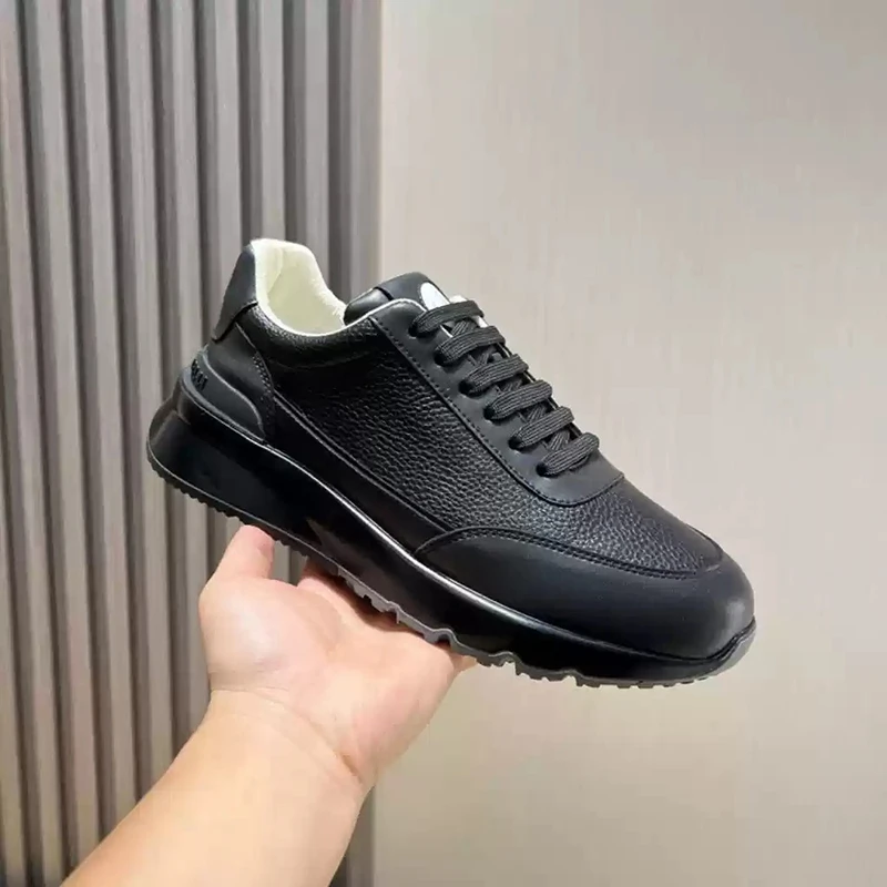Italian Luxury Men's Shoes Genuine Leather Platform Heighten Lace-Up Sneakers Business Casual Outdoor Premium Walking Hot Wear
Italian Luxury Men's Shoes Genuine Leather Platform Heighten Lace-Up Sneakers Business Casual Outdoor Premium Walking Hot Wear