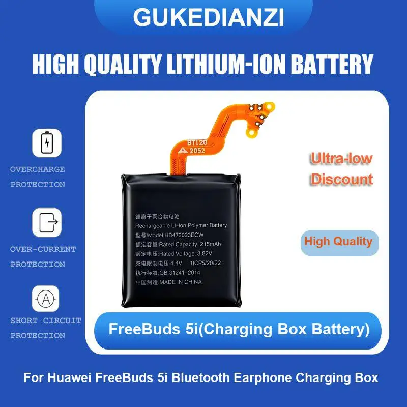 Battery For Huawei FreeBuds 5i Bluetooth Earphone Charging Box Pro / 2 Pro2/
Battery For Huawei FreeBuds 5i Bluetooth Earphone Charging Box Pro / 2 Pro2/
