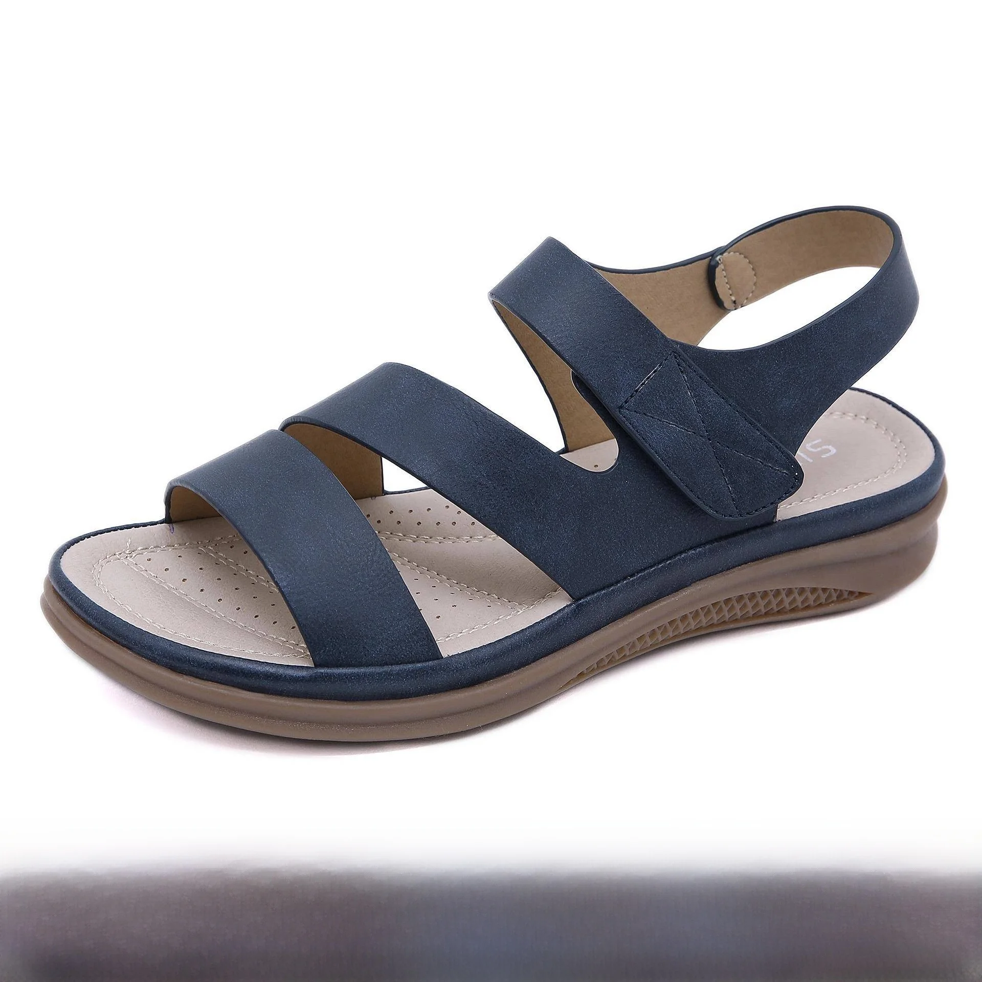 New 2026 Women's Comfortable Casual Lightweight Large Size Retro Slope Heel Fashionable Sandals Cross Strap Low Top PU Leather
New 2026 Women's Comfortable Casual Lightweight Large Size Retro Slope Heel Fashionable Sandals Cross Strap Low Top PU Leather