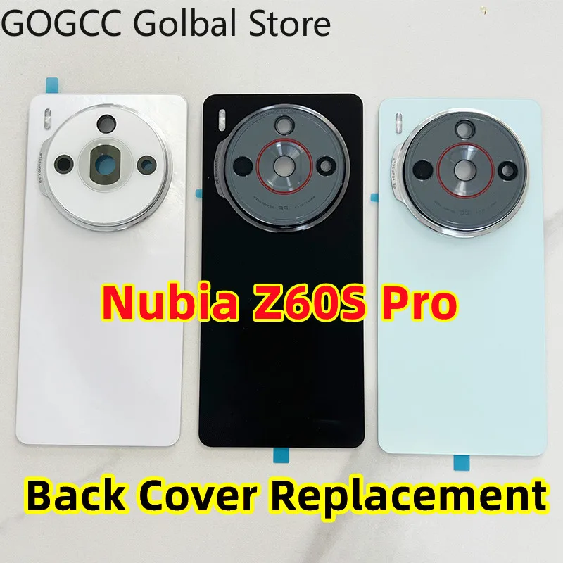 Repair Origina For ZTE Nubia Z60S Pro / NX725J Rear Battery Back Cover Glass Door Case Housing + Lens Frame z60spro Replacement
Repair Origina For ZTE Nubia Z60S Pro / NX725J Rear Battery Back Cover Glass Door Case Housing + Lens Frame z60spro Replacement