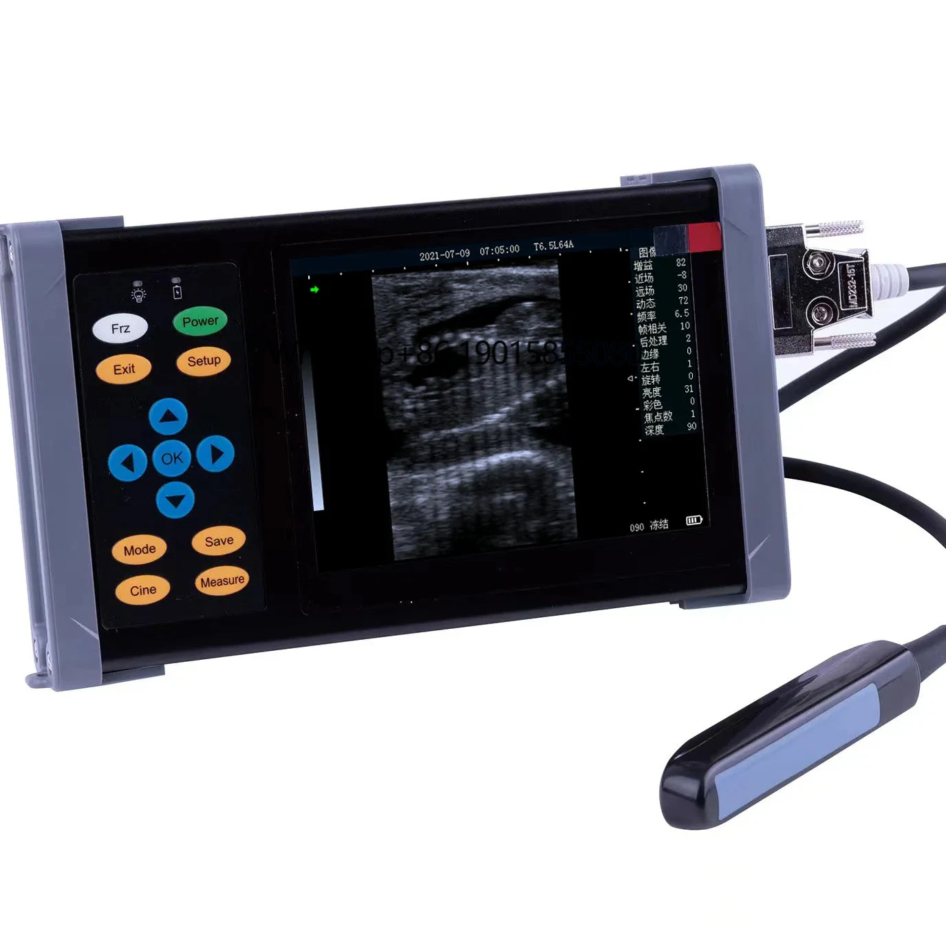 2025 Hot Sell Aluminum Alloy Metal Shell A20 Electric Digital LED Display Veterinary Ultrasonic Diagnosis Imaging System
2025 Hot Sell Aluminum Alloy Metal Shell A20 Electric Digital LED Display Veterinary Ultrasonic Diagnosis Imaging System