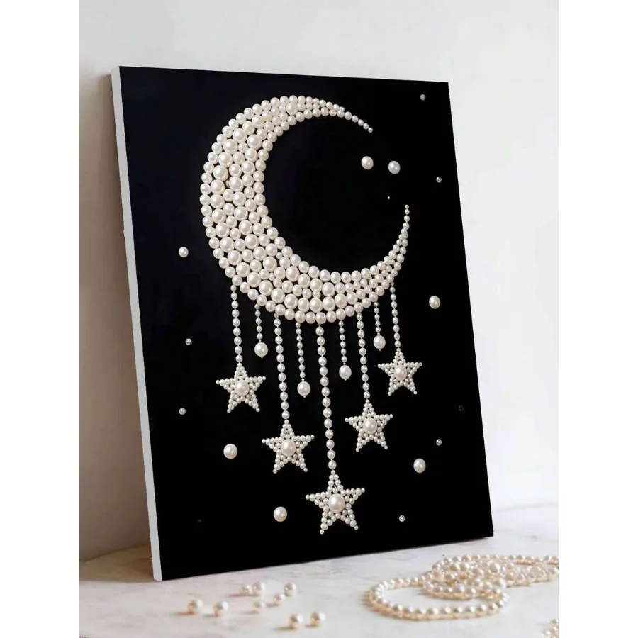 New Pearl Painting Moon and Star Theme Frameless DIY Diamond Painting Kit Suitable For Bedroom Decor Living Room Wall Art Room
New Pearl Painting Moon and Star Theme Frameless DIY Diamond Painting Kit Suitable For Bedroom Decor Living Room Wall Art Room