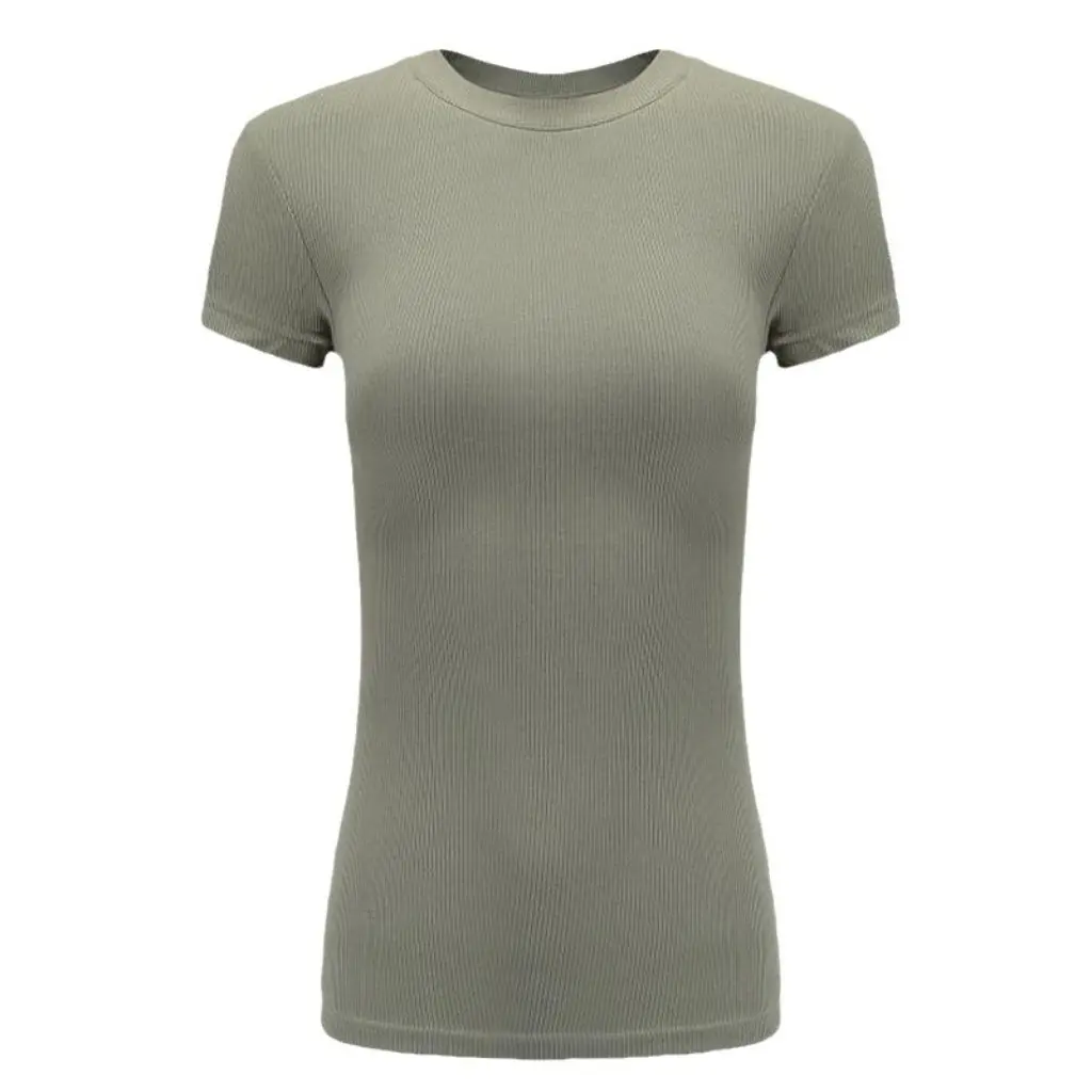 New Women's Summer Short-Sleeved T-Shirt round Neck Cotton High Elastic Slimming Bottoming Top Fashion Selection
New Women's Summer Short-Sleeved T-Shirt round Neck Cotton High Elastic Slimming Bottoming Top Fashion Selection