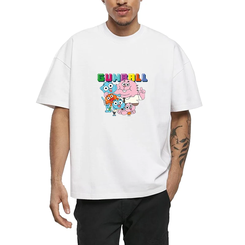 Graphic T Shirts Cotton the A-Amazing World of G-Gumball Y2k Men's Clothing Vintage Oversized Streetwear Printed New in Tops
Graphic T Shirts Cotton the A-Amazing World of G-Gumball Y2k Men's Clothing Vintage Oversized Streetwear Printed New in Tops