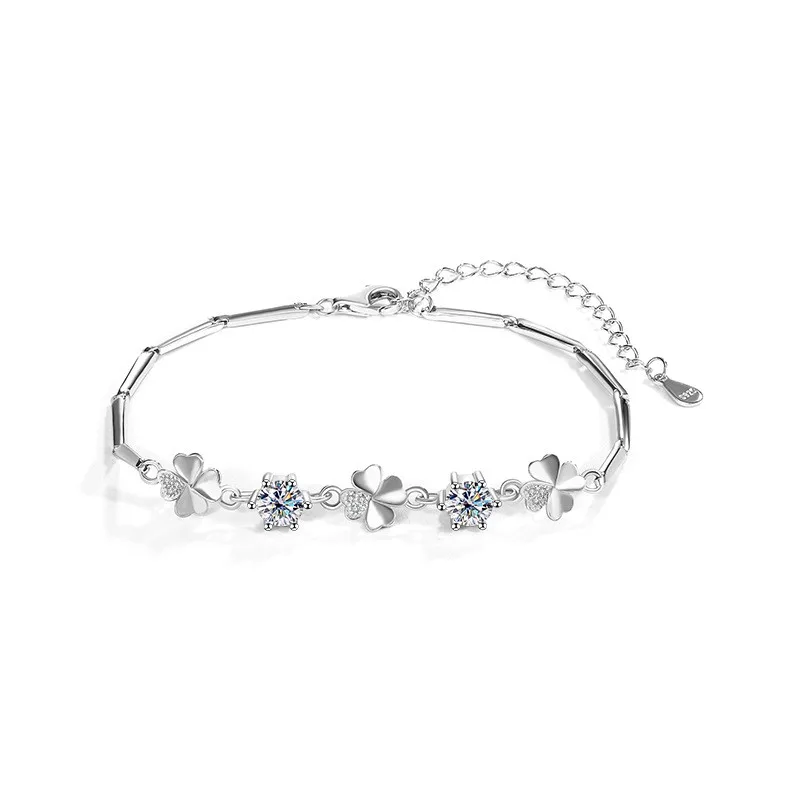 QZS003 Lefei Fashion Luxury Trend Classic Moissanite Lucky Clover Bracelet Elegant Women Sterling Silver s925 Party Jewelry Gift
QZS003 Lefei Fashion Luxury Trend Classic Moissanite Lucky Clover Bracelet Elegant Women Sterling Silver s925 Party Jewelry Gift