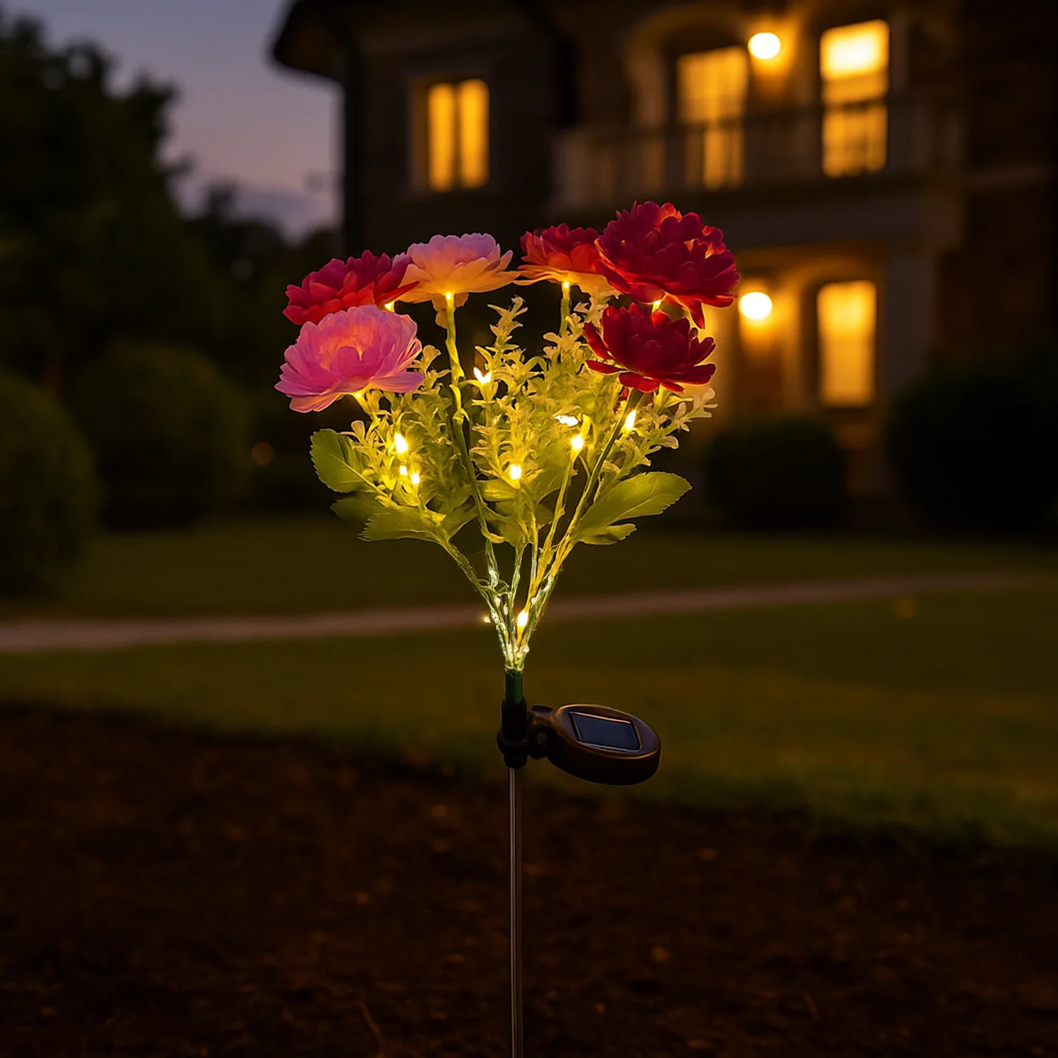 Solar LED Snow Lotus Fairy Lights Outdoor Garden Decoration Lawn Lamp Pathway Yard Solar Flower Light Wedding Christmas Light
Solar LED Snow Lotus Fairy Lights Outdoor Garden Decoration Lawn Lamp Pathway Yard Solar Flower Light Wedding Christmas Light