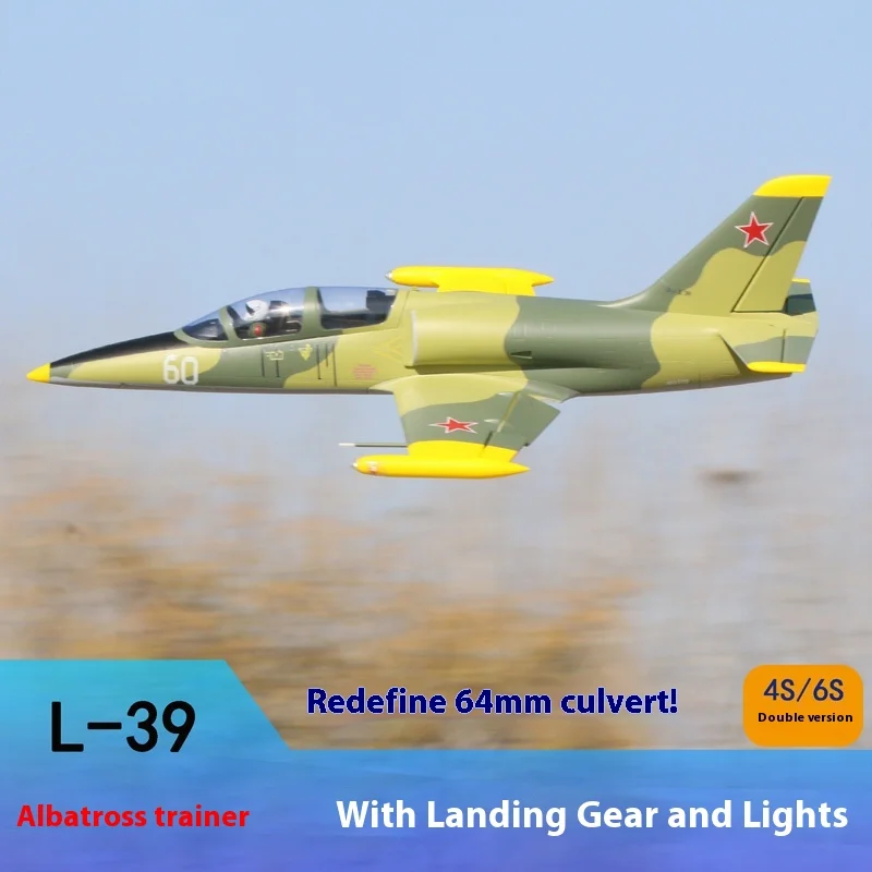 Style Model 64mm Ducted L-39 With Retractable Landing Gear And Flight Lights Fixed Wing Model Remote-Controlled Aircraft
Style Model 64mm Ducted L-39 With Retractable Landing Gear And Flight Lights Fixed Wing Model Remote-Controlled Aircraft