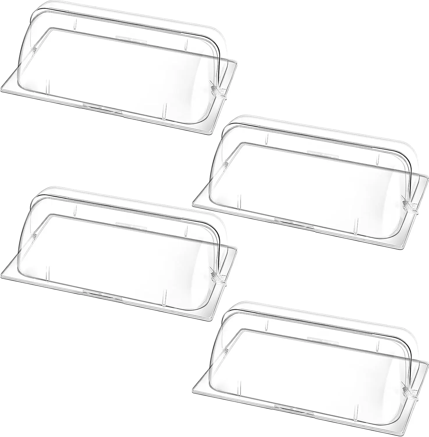6 Pcs Clear Chafing Dish Covers Full Size Roll Top Bakery Pan Display Clear Plastic Chafing Dessert Cake Food Display Cover for
6 Pcs Clear Chafing Dish Covers Full Size Roll Top Bakery Pan Display Clear Plastic Chafing Dessert Cake Food Display Cover for