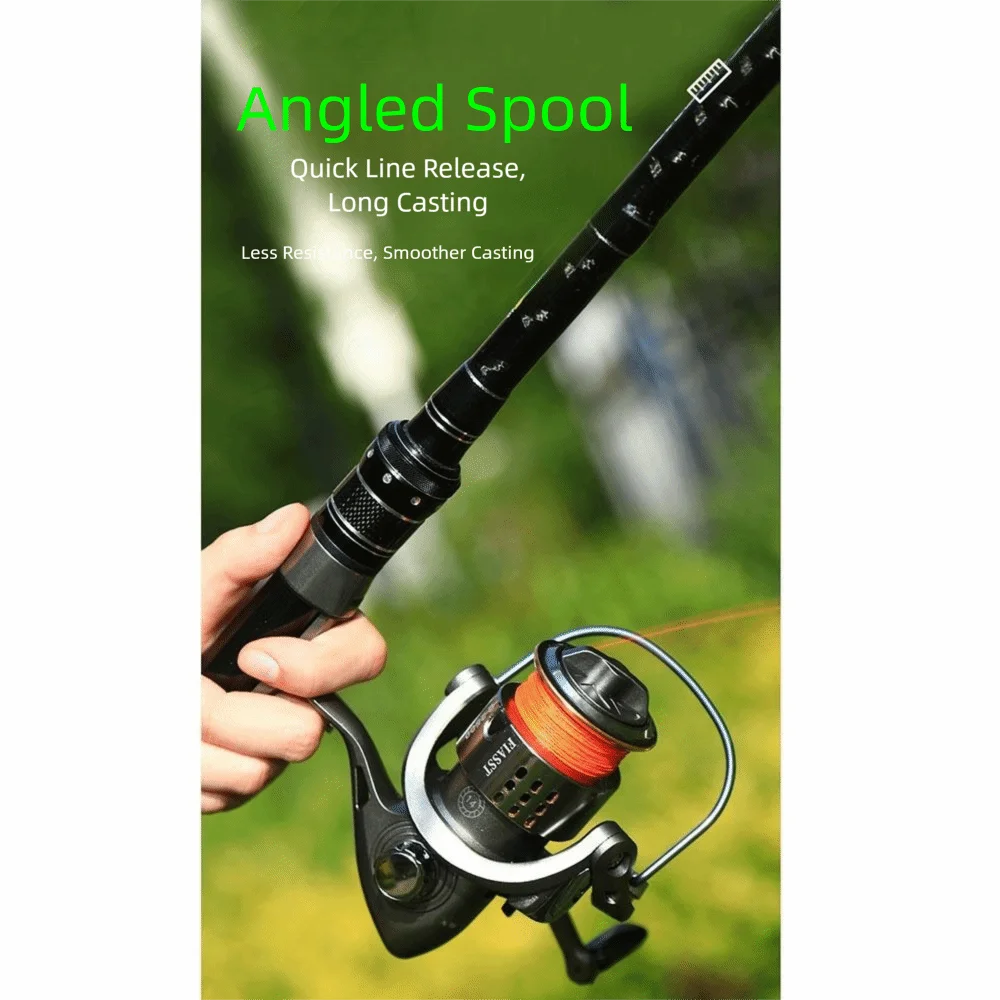 5.2:1 Gear Ratio Spinning Fishing Reel Model 1000-7000 Anti-shake Balance Luya Fishing Spool Unloading Knob
5.2:1 Gear Ratio Spinning Fishing Reel Model 1000-7000 Anti-shake Balance Luya Fishing Spool Unloading Knob
