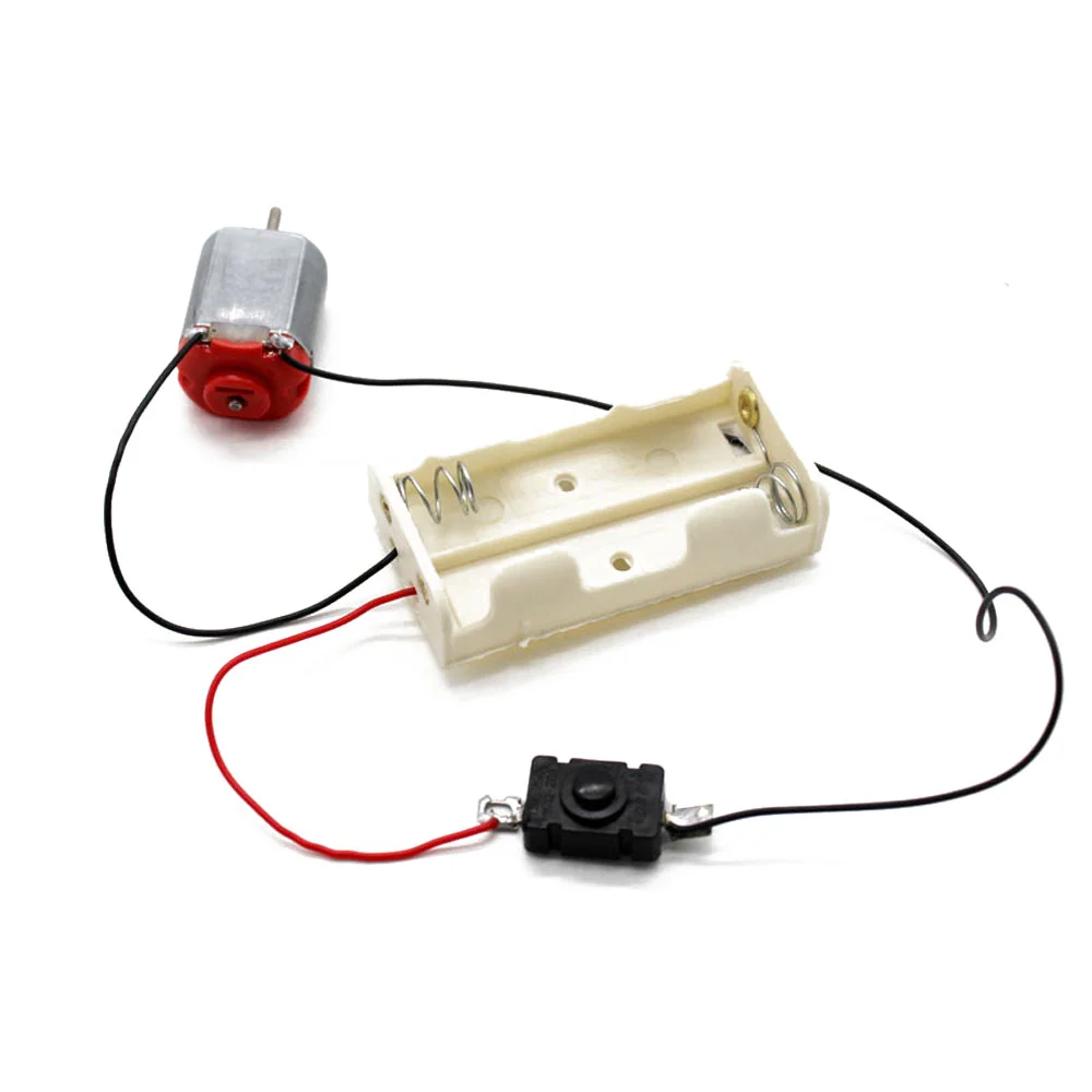 5PCS 130 Motor Kit 16500 RPM Motor with 2AA Battery Storage Case and Switch Mini DIY Electronic Motor Simple Circuit Kit
5PCS 130 Motor Kit 16500 RPM Motor with 2AA Battery Storage Case and Switch Mini DIY Electronic Motor Simple Circuit Kit