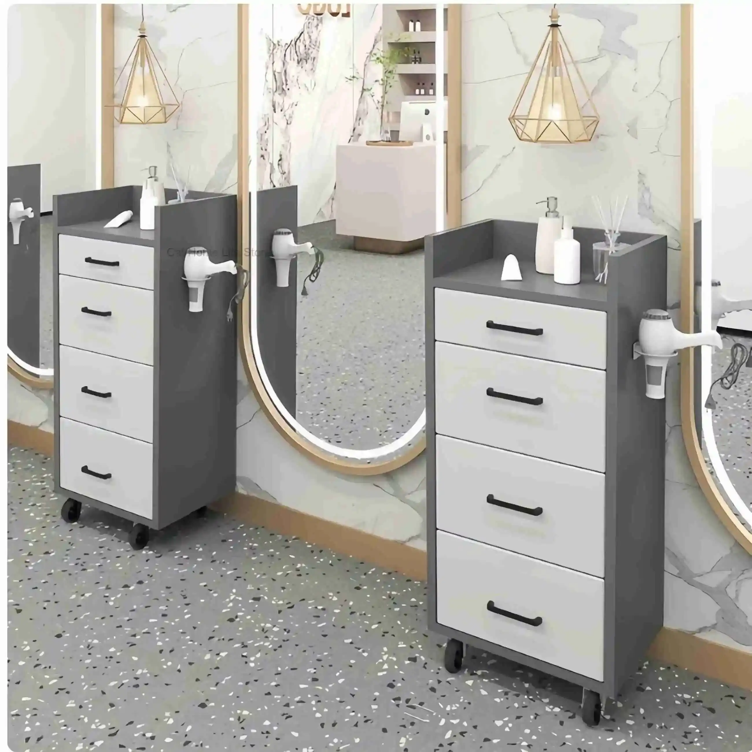 2 Drawers Beauty Salon Storage Trolley Cart Hair Salon Station Cabinet Stylist With Dryer Holder Werkzeugwagen Stylist Equipment
2 Drawers Beauty Salon Storage Trolley Cart Hair Salon Station Cabinet Stylist With Dryer Holder Werkzeugwagen Stylist Equipment